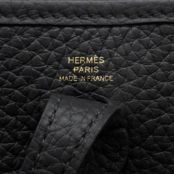 HERMES Evelyne Amazon Long Size TPM Taurillon Clemence Black - Picture 4 of 8